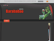 Tablet Screenshot of osteriabarababao.com
